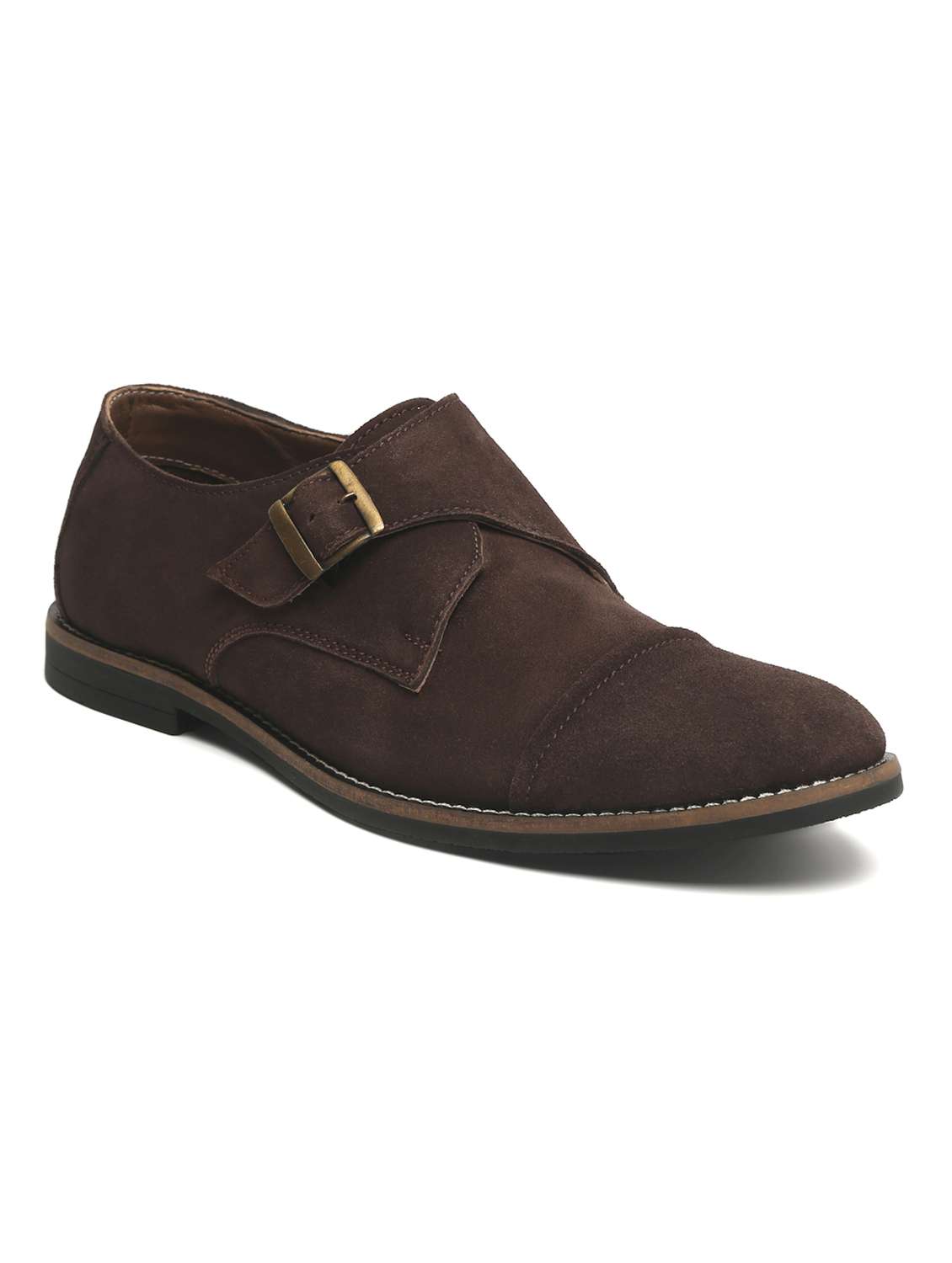 brown suede slip on loafers