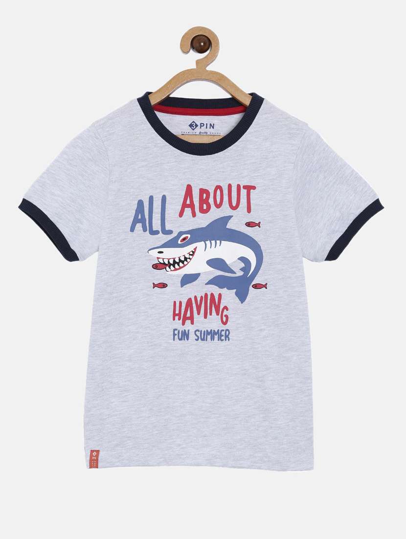 round neck color block t-shirt