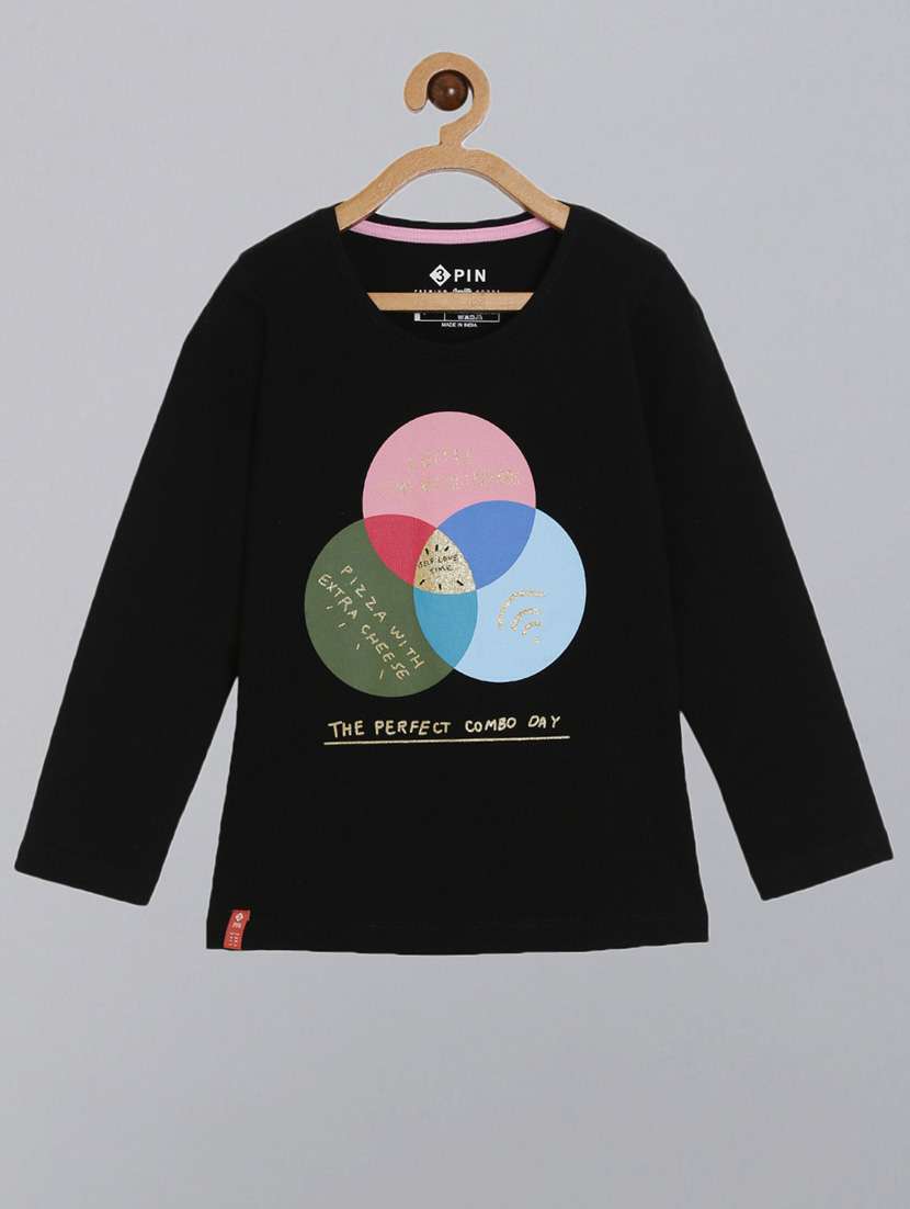 round neck graphic  tee