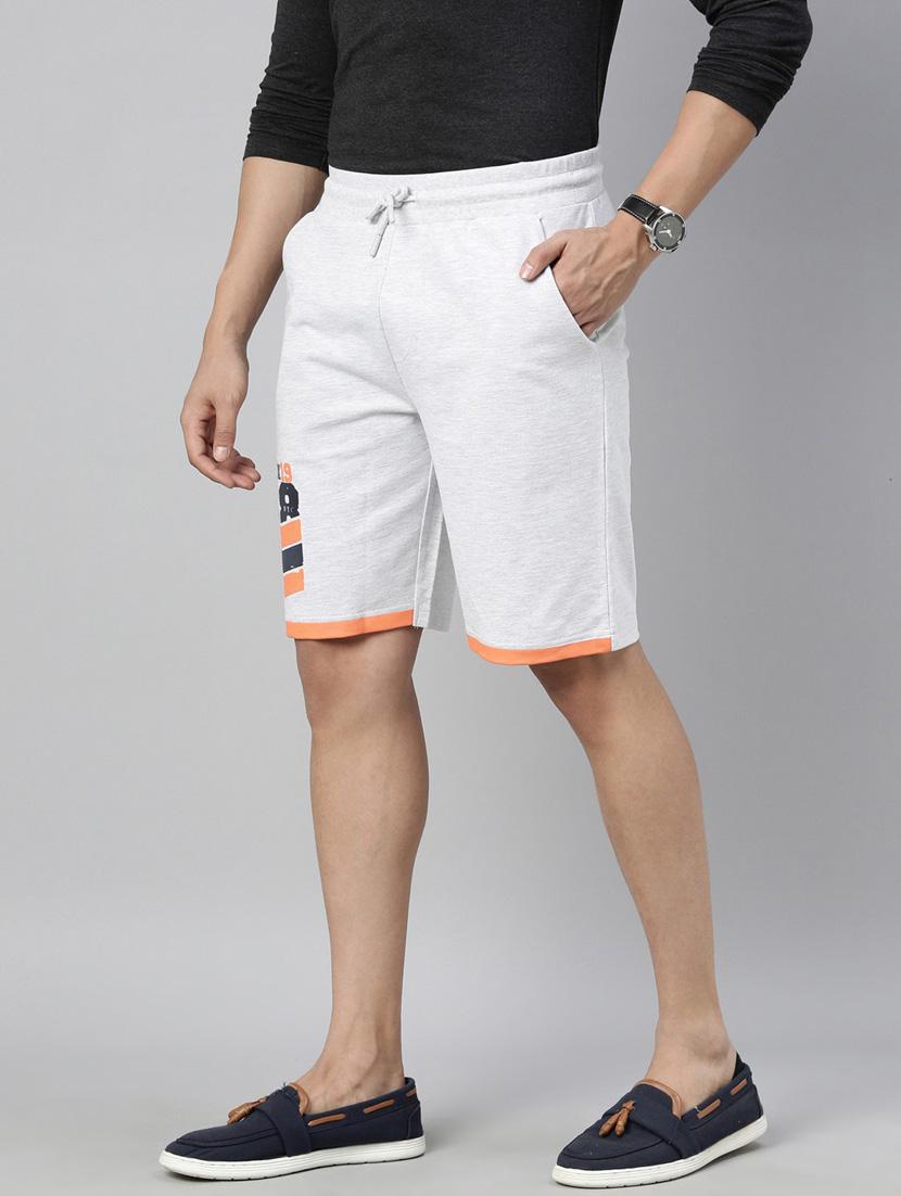 white printed short - 18414459 -  Standard Image - 1