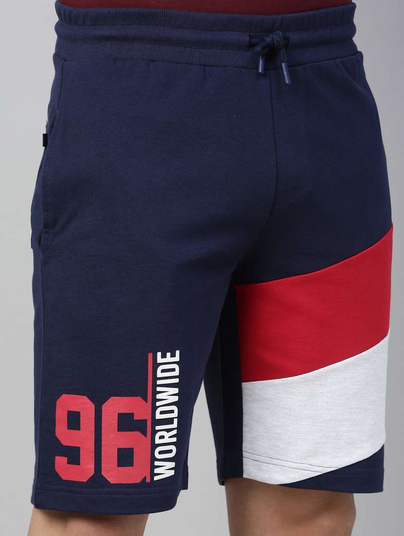 navy-blue color-blocked short - 18414461 - Standard Image - 4