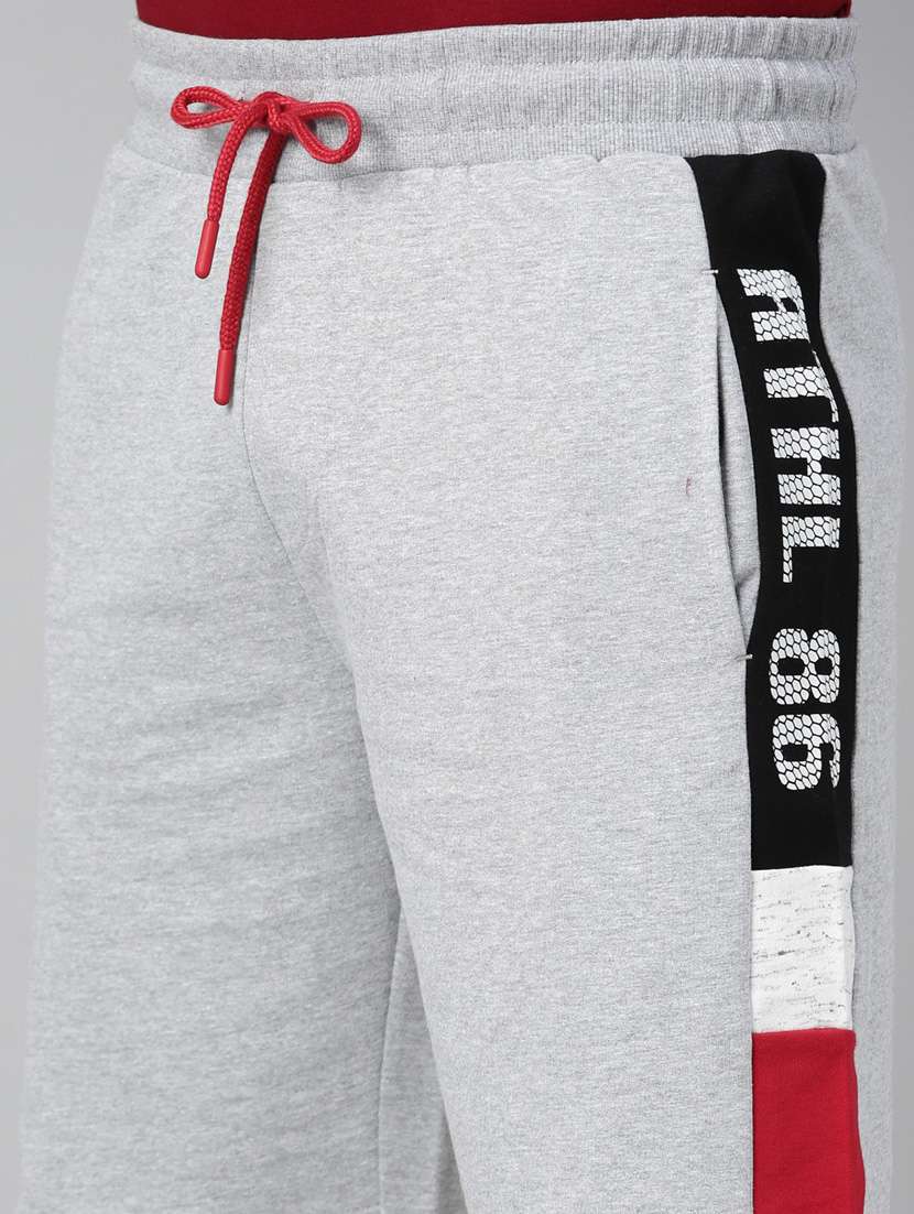 grey color-blocked short - 18414463 - Standard Image - 4