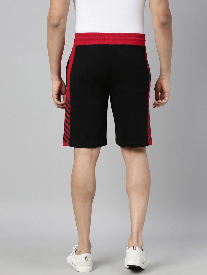 black printed short - 18414464 - Standard Image - 1