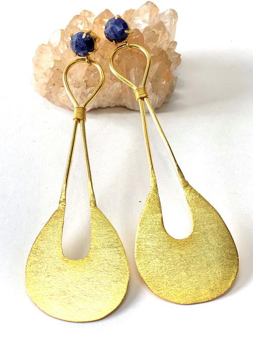 multi colored brass studs earring - 18414950 - Standard Image - 0