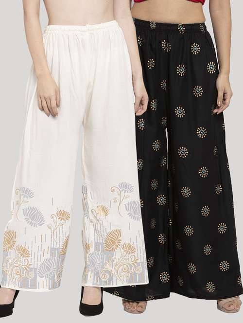pack of 2 printed palazzo - 18414994 -  Standard Image - 0