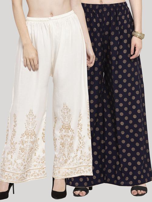 pack of 2 printed palazzo - 18415007 - Standard Image - 0