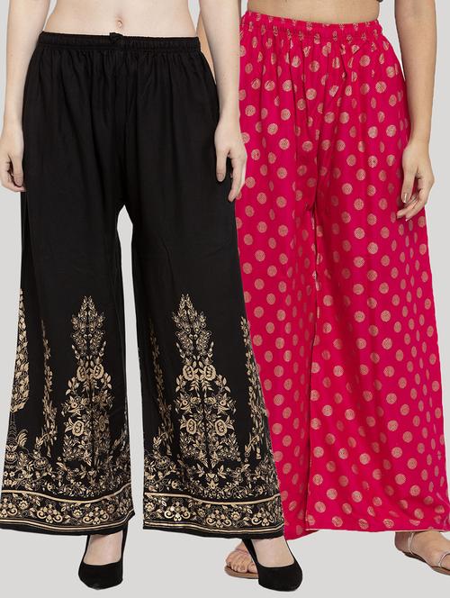 pack of 2 printed palazzo - 18415021 - Standard Image - 0