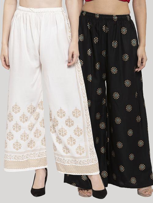 pack of 2 printed palazzo - 18415044 -  Standard Image - 0