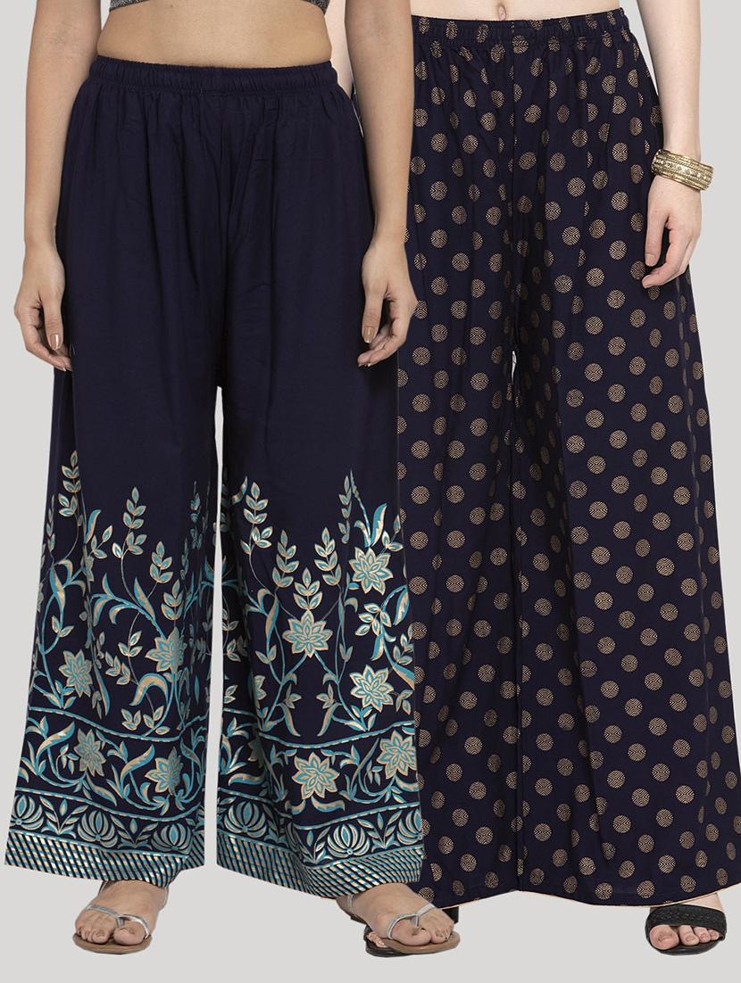 set of 2 pcs printed palazzo - 18415056 - Zoom Image - 0