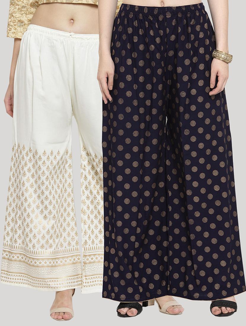 set of 2 pcs printed palazzo - 18415073 - Zoom Image - 0