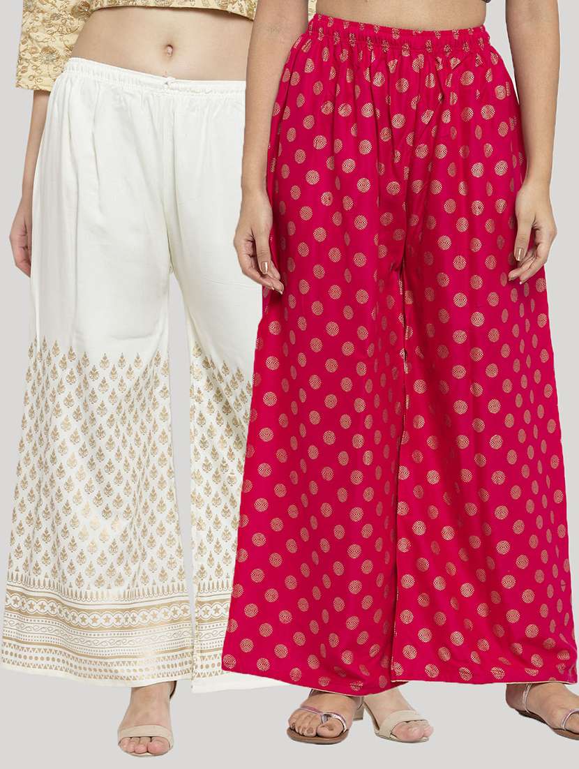 set of 2 pcs printed palazzo