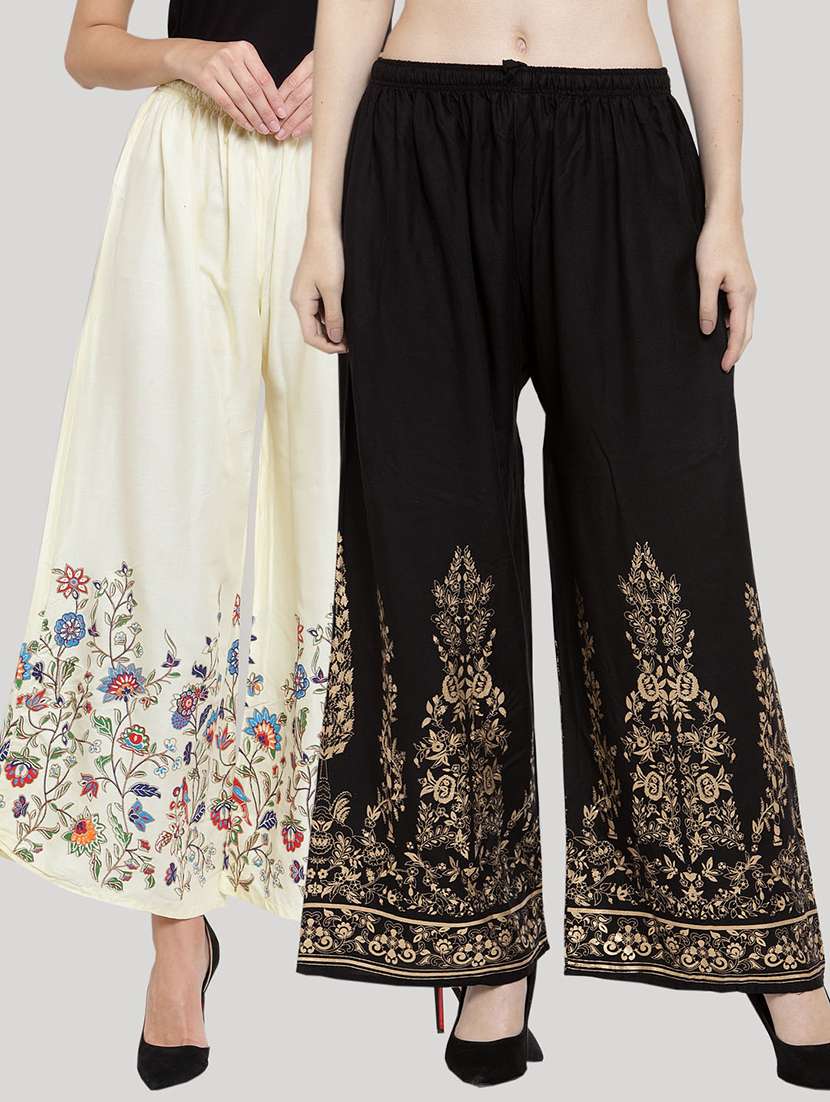 set of 2 pcs printed palazzo
