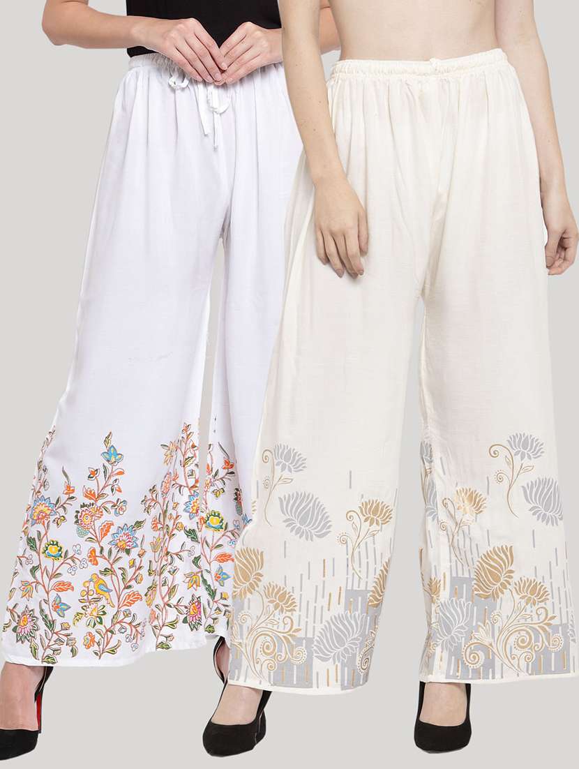 set of 2 pcs printed palazzo