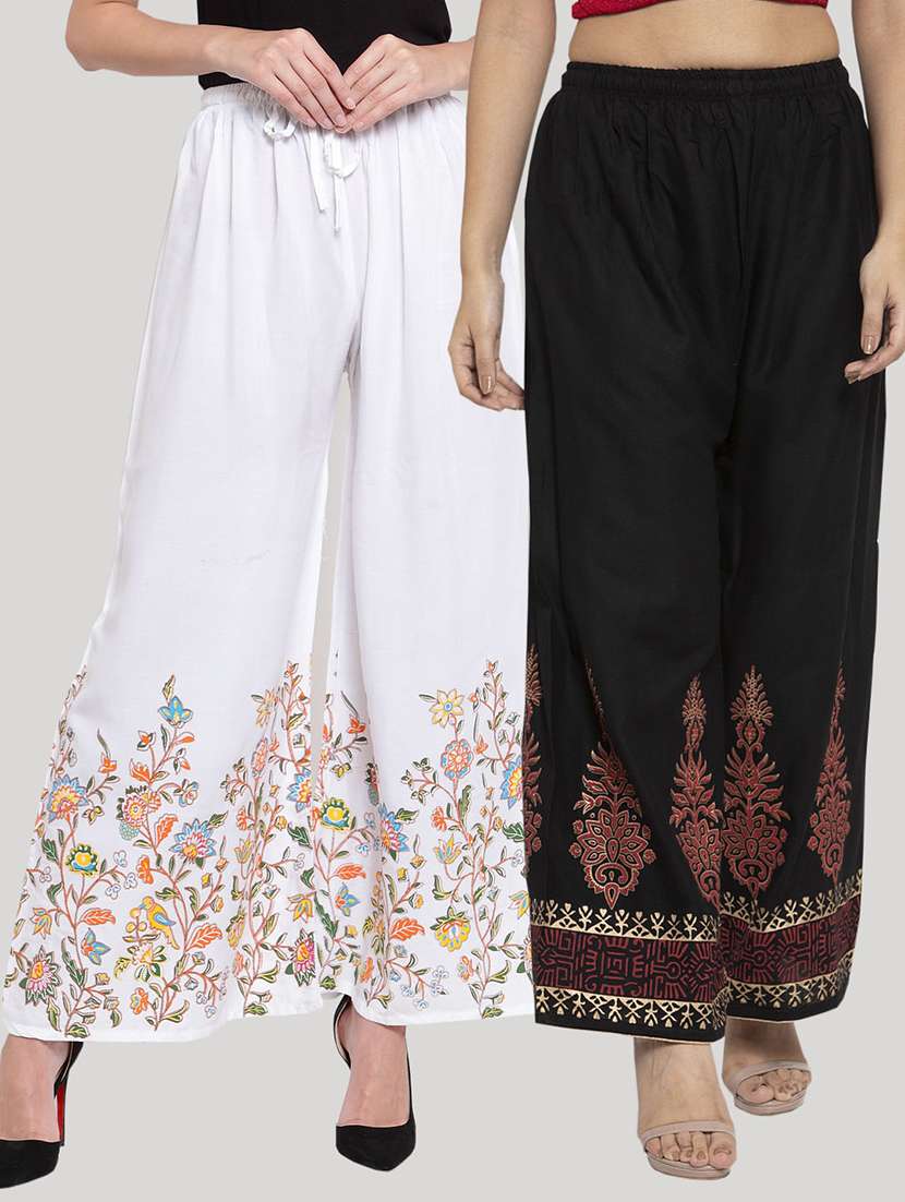 set of 2 pcs printed palazzo