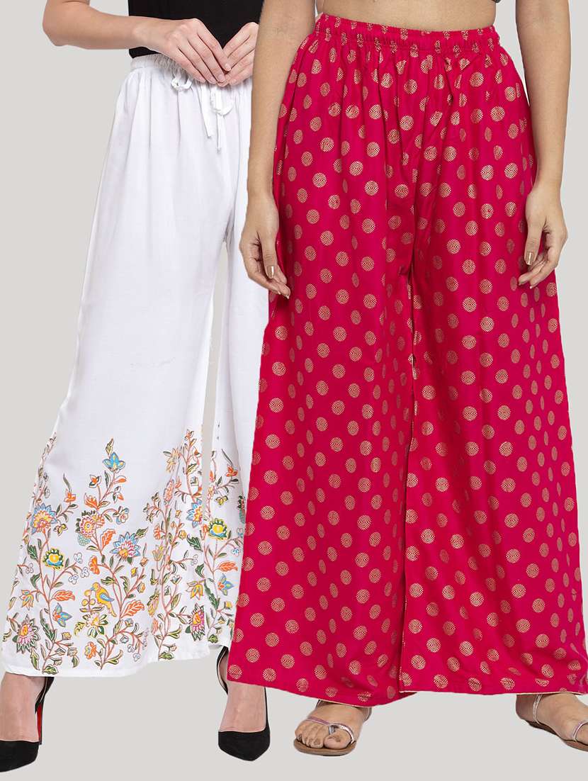 set of 2 pcs printed palazzo