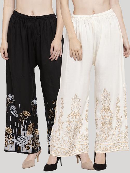 set of 2 pcs printed palazzo - 18415113 -  Standard Image - 0