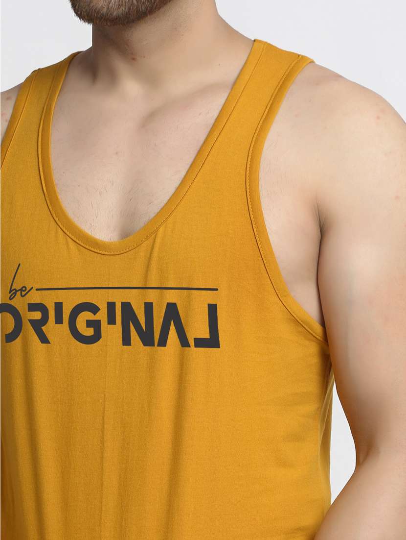 gold chest-printed vest - 18415666 -  Standard Image - 4