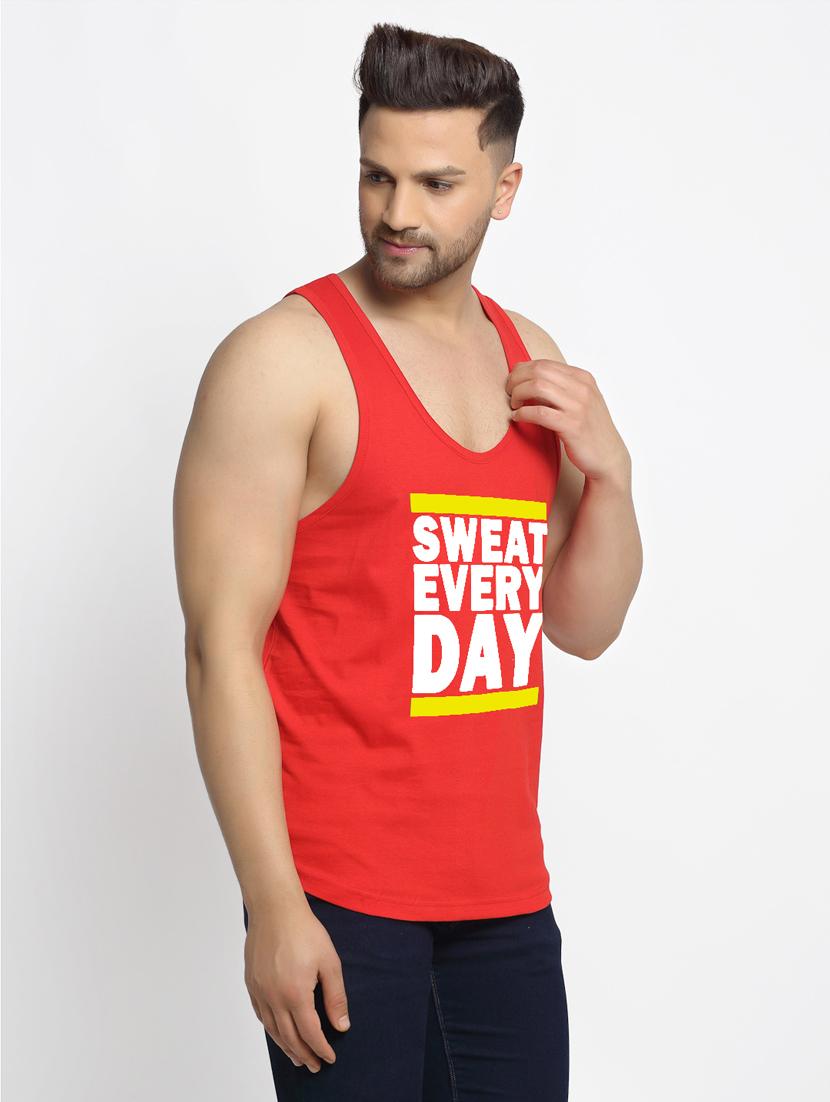red chest-printed vest - 18415693 -  Standard Image - 1
