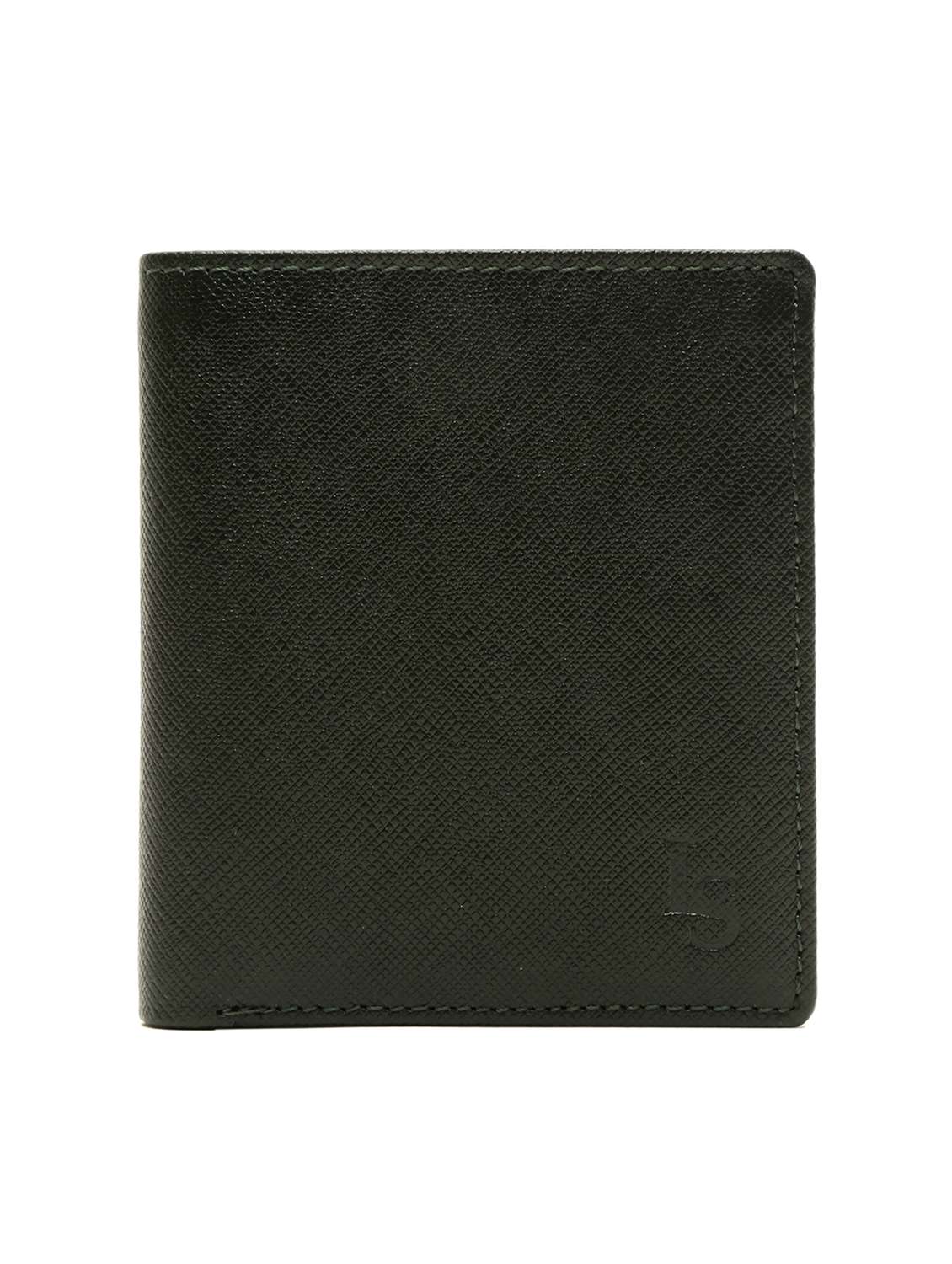 seaweed green textured wallet