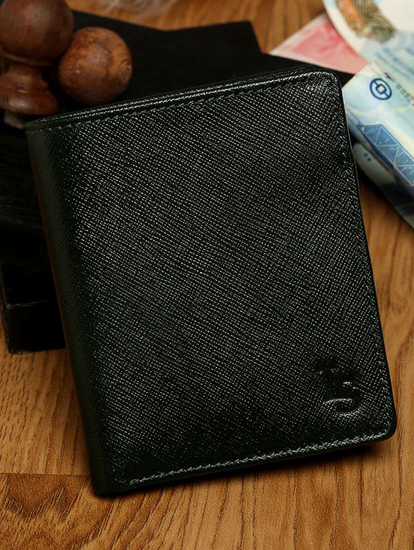 seaweed green leather wallet