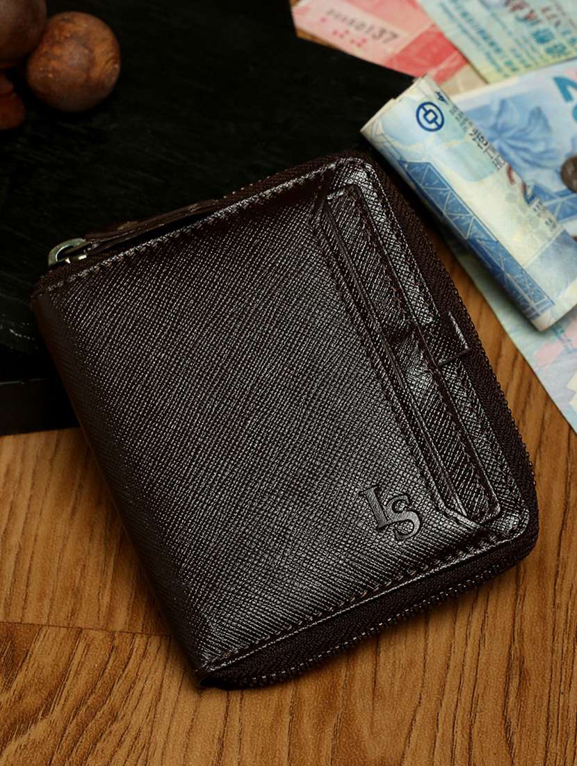 bistre brown leather wallet