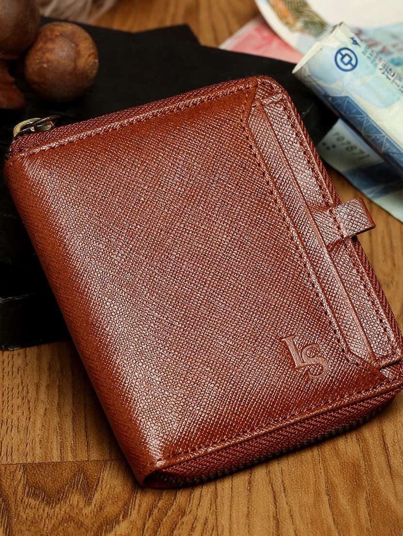 british tan leather wallet