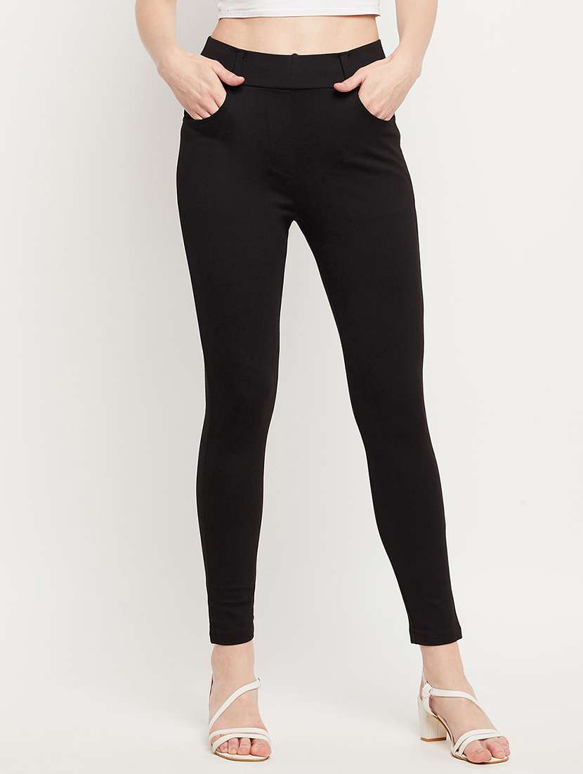 mid rise solid jegging