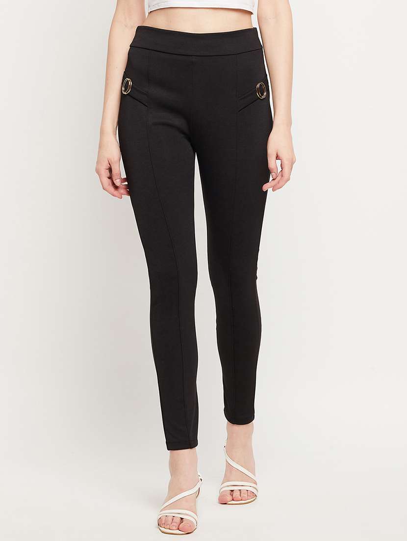 mid rise solid jegging