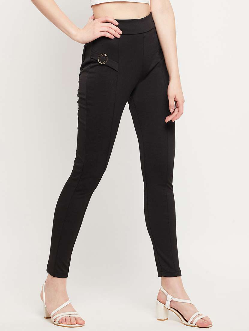 mid rise solid jegging - 18416491 -  Standard Image - 1