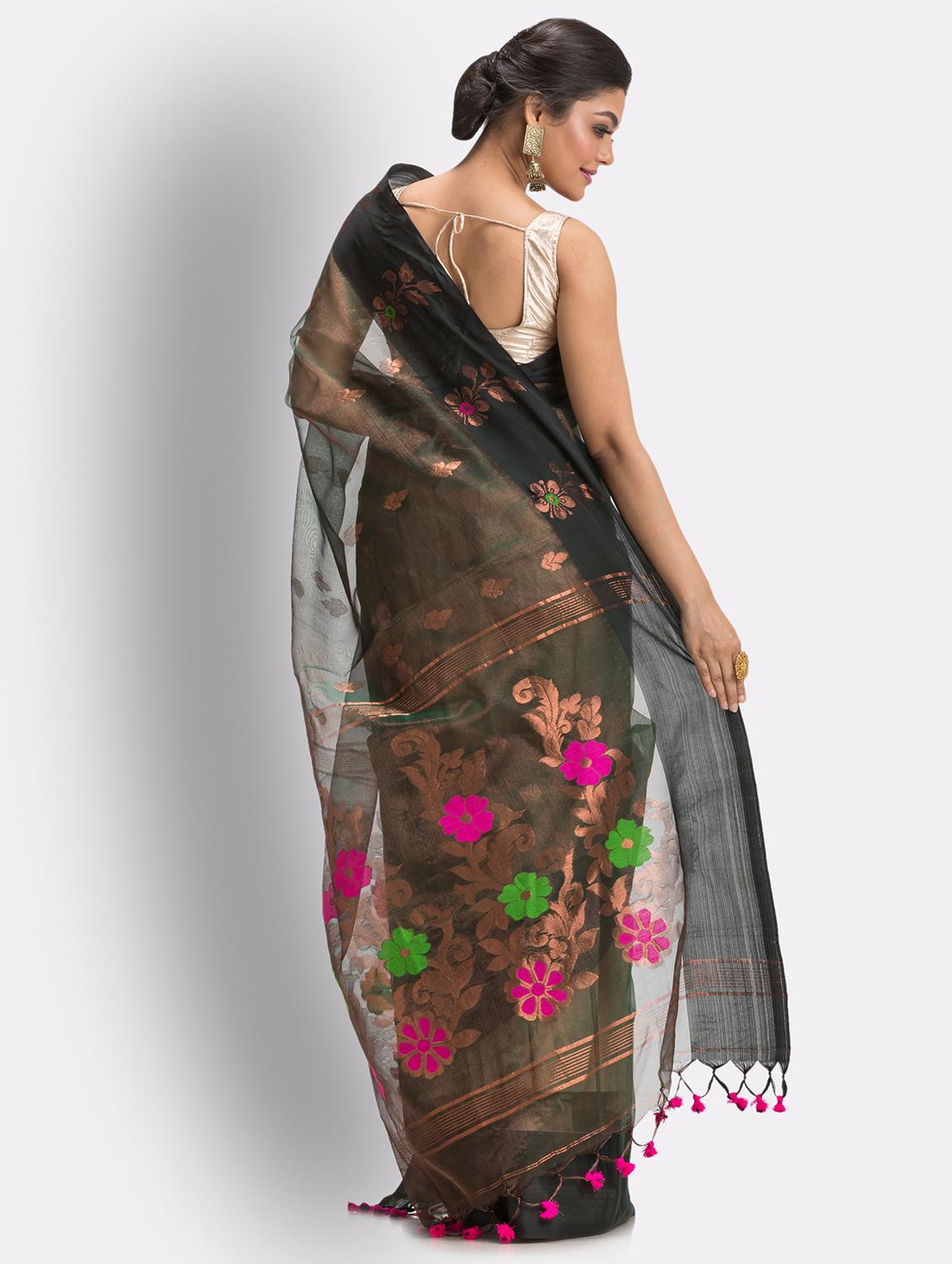 handloom jamdani saree - 18416869 -  Standard Image - 1