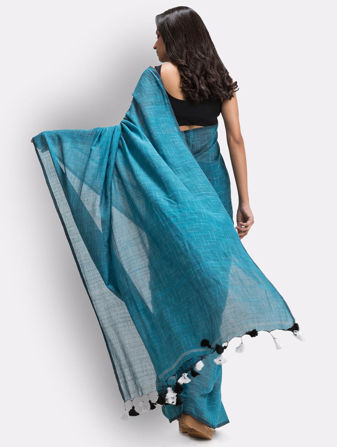 handloom jamdani saree - 18416882 - Standard Image - 1