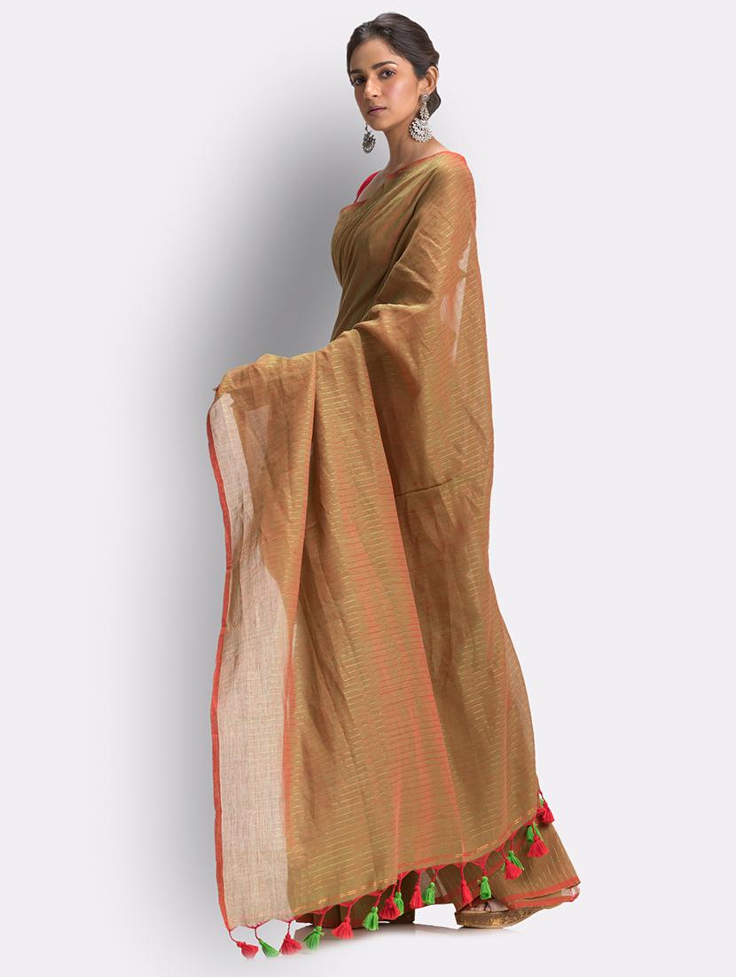 handloom jamdani saree - 18416924 - Standard Image - 1