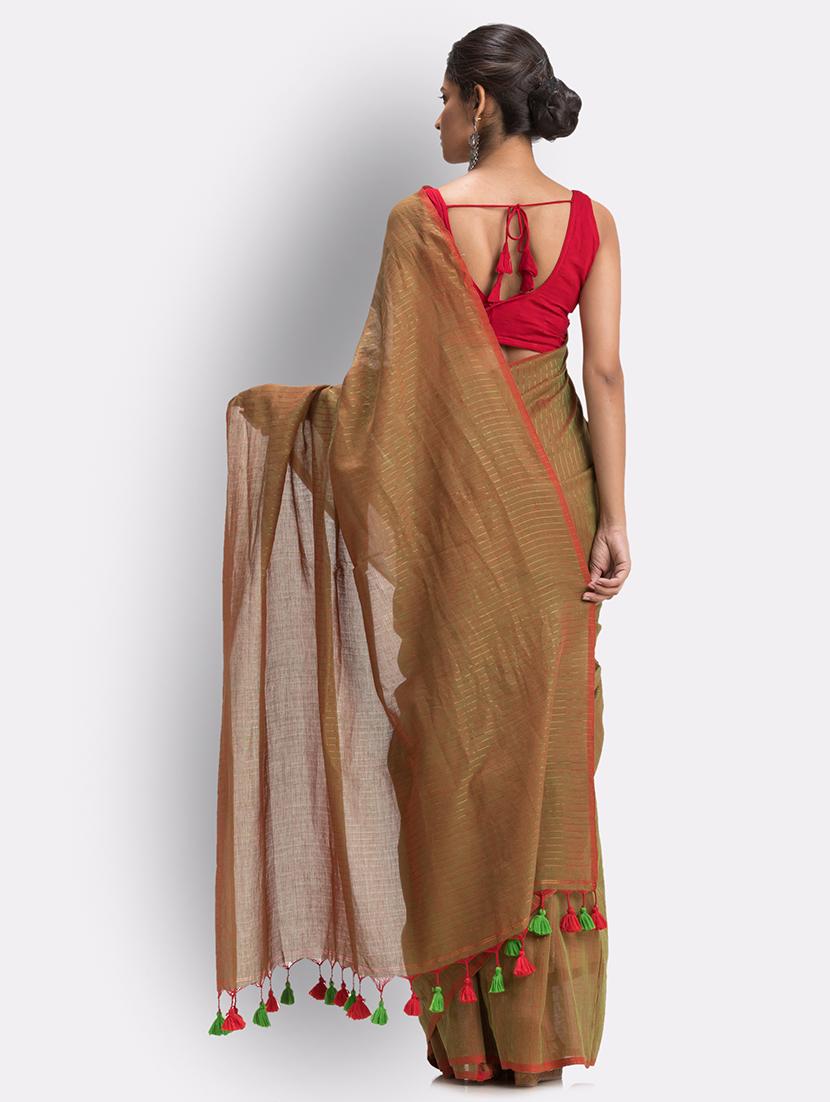 handloom jamdani saree - 18416924 - Standard Image - 4