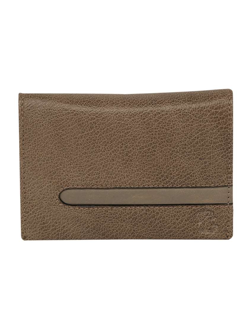 grey solid card holder