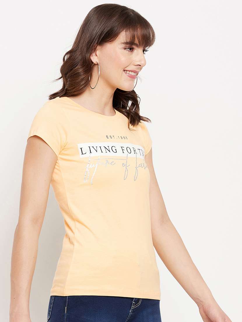 round neck graphic tee - 18417238 -  Standard Image - 1