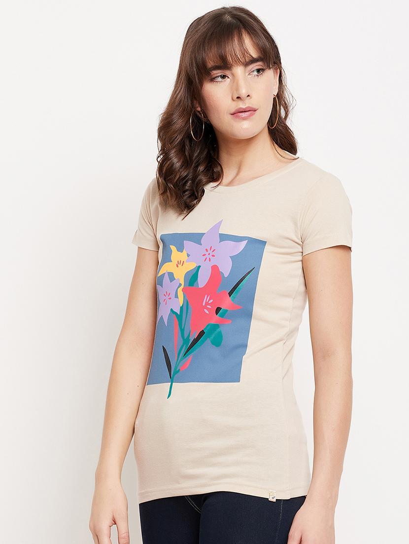 round neck graphic tee - 18417240 - Standard Image - 1