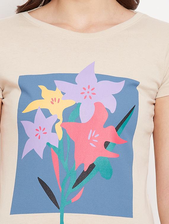 round neck graphic tee - 18417240 - Standard Image - 4