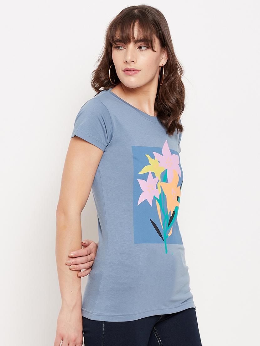 round neck graphic tee - 18417241 - Standard Image - 1
