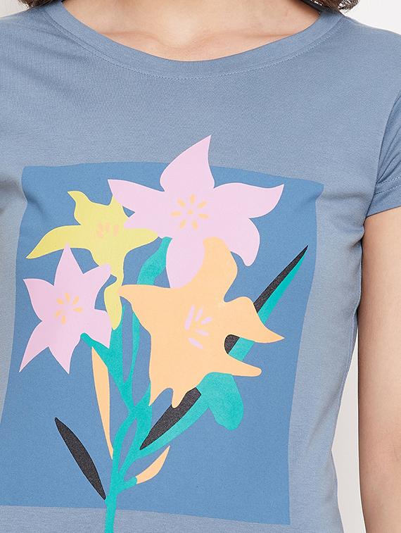 round neck graphic tee - 18417241 - Standard Image - 4
