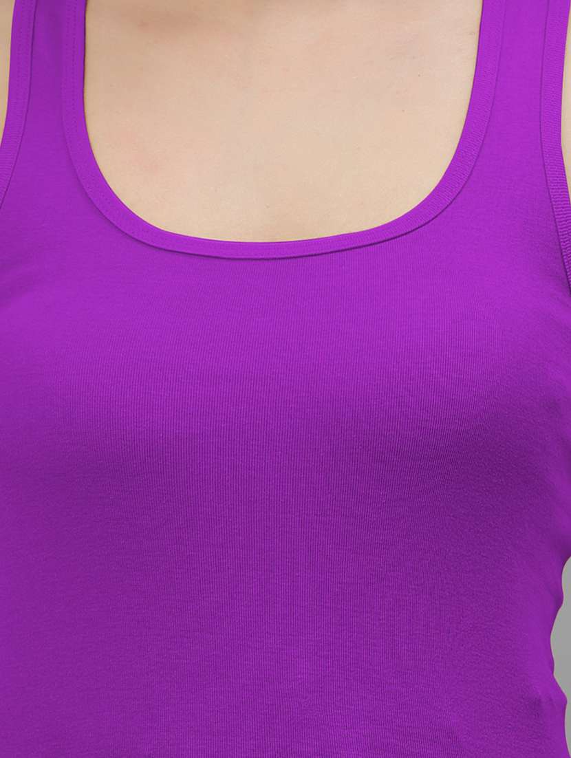 women's tank top scoop neck top - 18417538 - Standard Image - 4