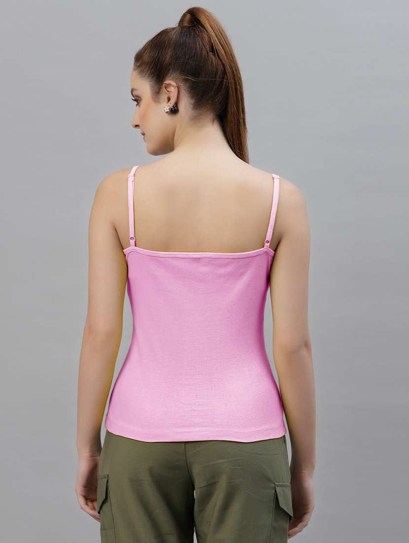 pack of 2 solid camisoles - 18418124 - Standard Image - 4
