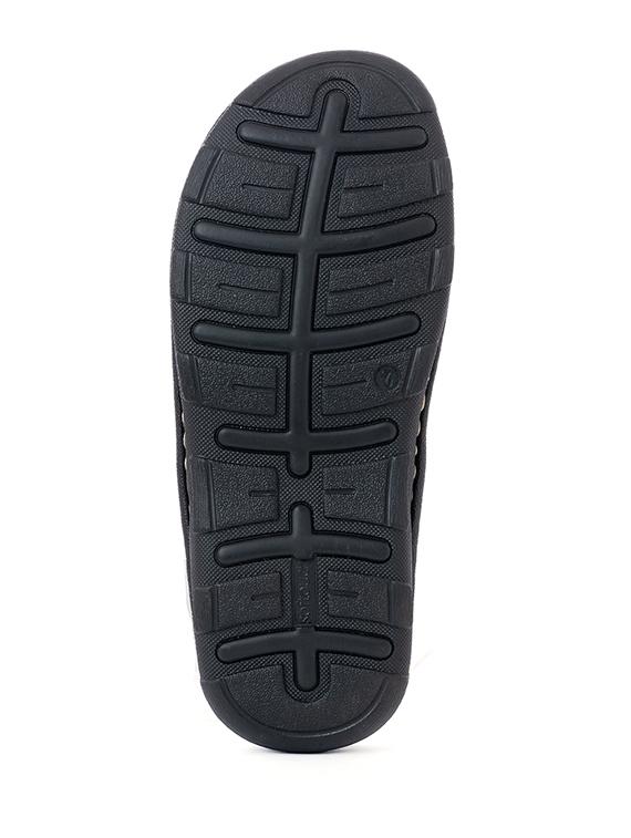 brown synthetic & mesh slip on flip flops - 18418243 - Standard Image - 4
