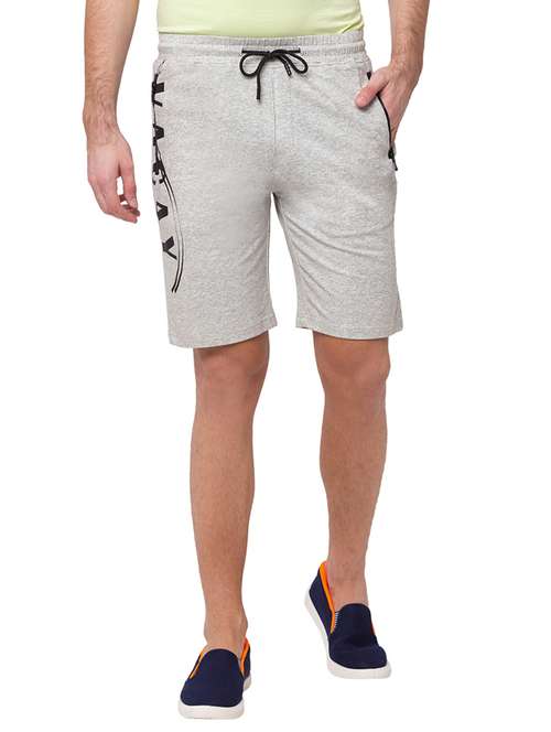 grey printed short - 18418534 -  Standard Image - 0