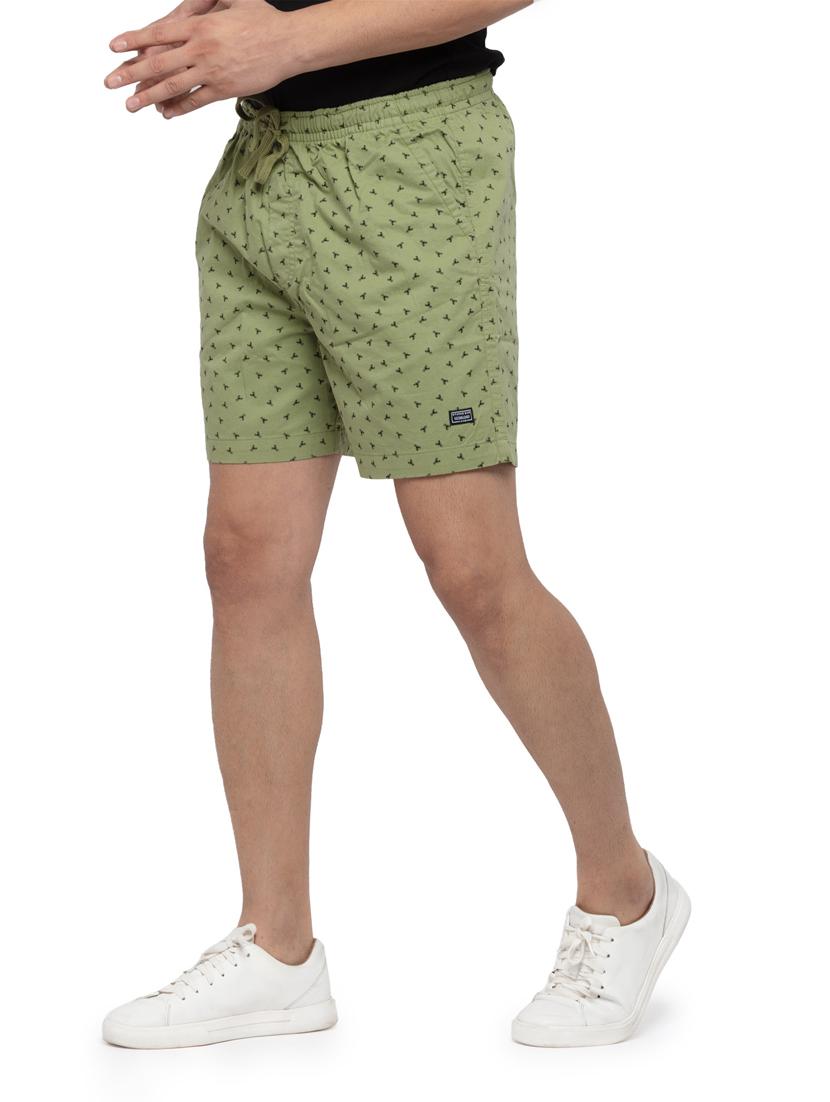 green printed short - 18418542 -  Standard Image - 1