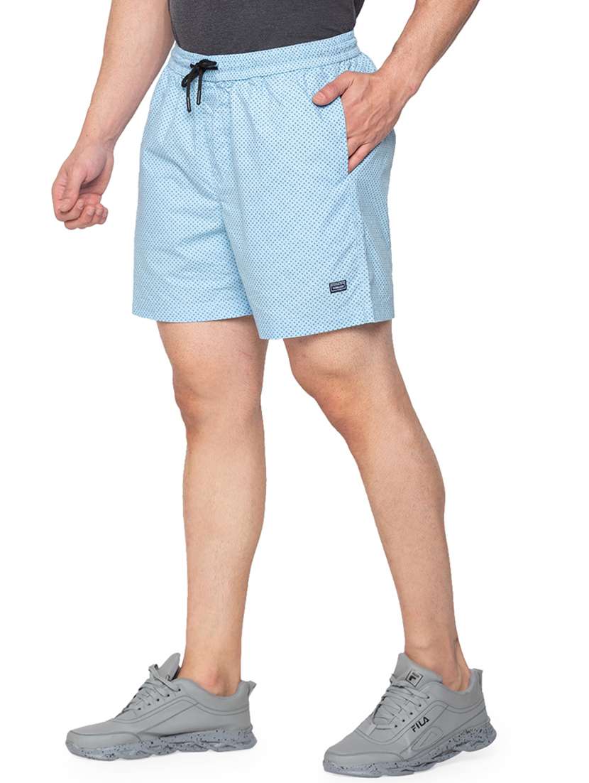 light blue printed short - 18418544 -  Standard Image - 1
