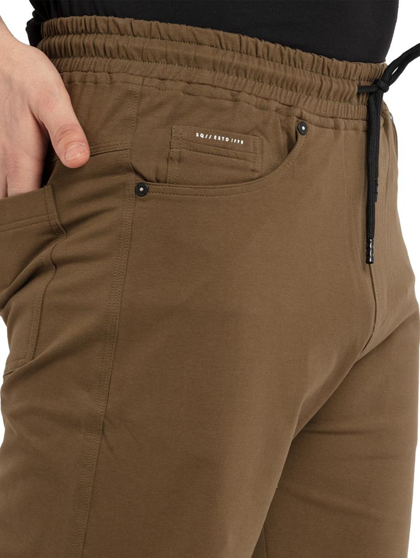 olive-green solid short - 18418549 - Standard Image - 4