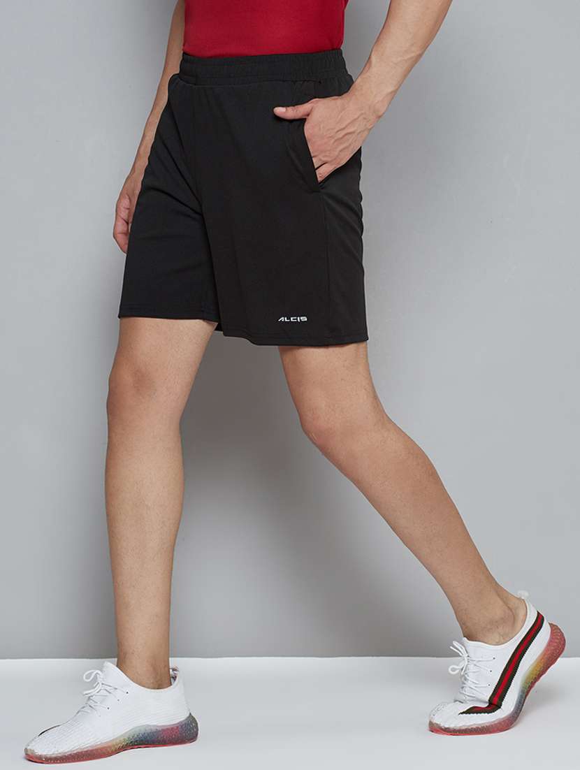black solid short - 18420045 - Standard Image - 1