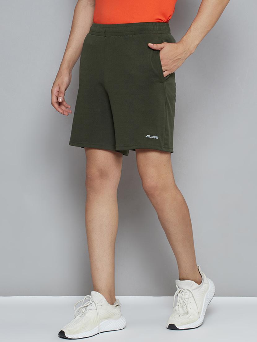 green solid short - 18420046 - Standard Image - 1
