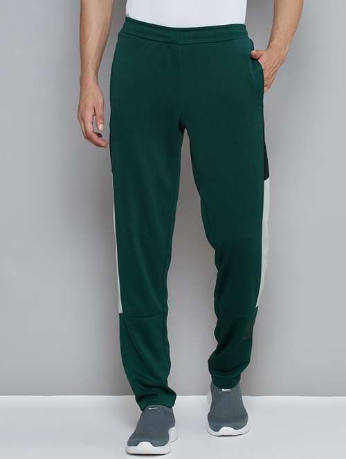 green side taped full length track pant - 18420091 - Standard Image - 0