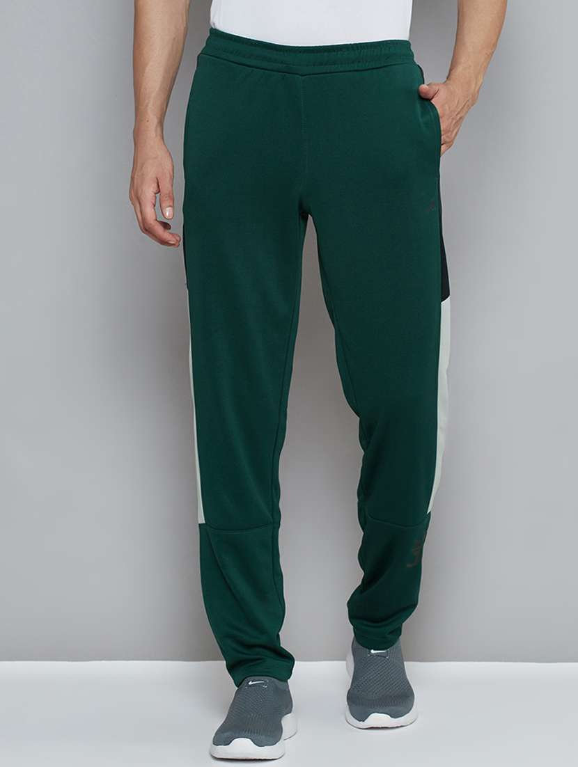 green side taped full length track pant - 18420091 - Zoom Image - 0